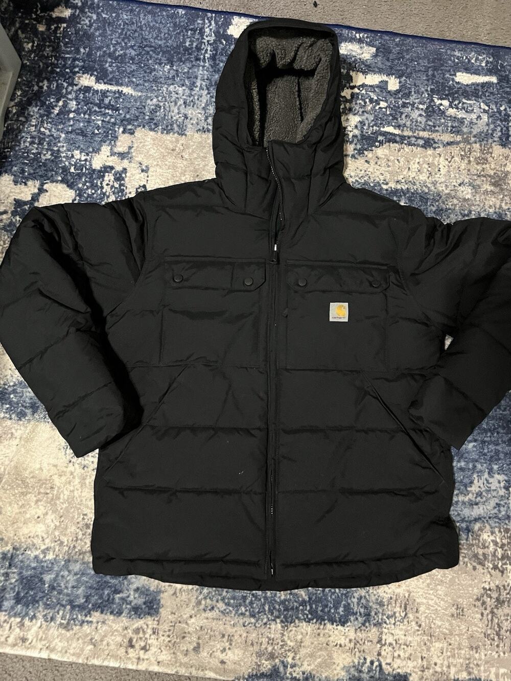 Size M- Carhartt Montana Insulated Hooded Jacket Water Repellent Mens